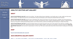 Desktop Screenshot of healthyrhythm.net